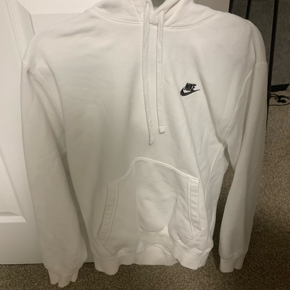 White Nike Sweatshirt - SMALL